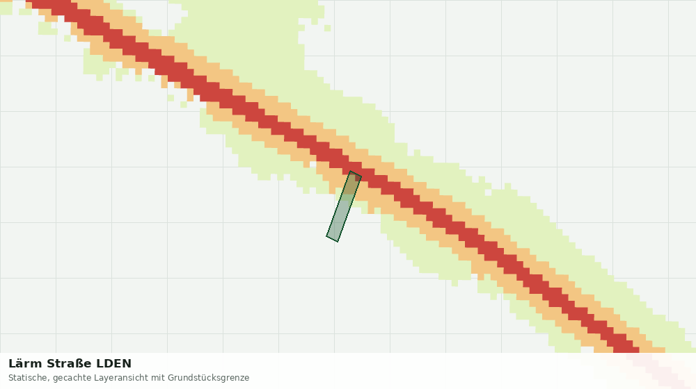 Statische Kartenansicht: Lärm Straße LDEN