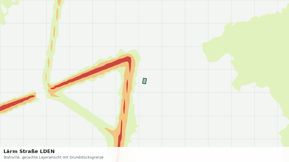 Statische Kartenansicht: Lärm Straße LDEN