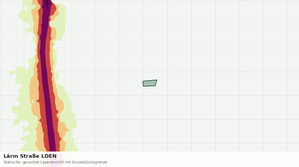 Statische Kartenansicht: Lärm Straße LDEN