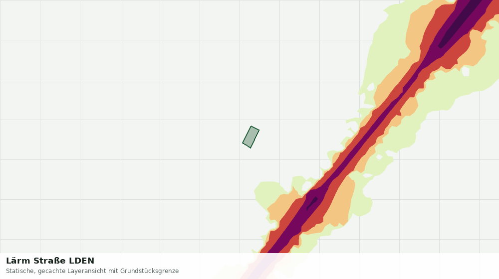 Statische Kartenansicht: Lärm Straße LDEN