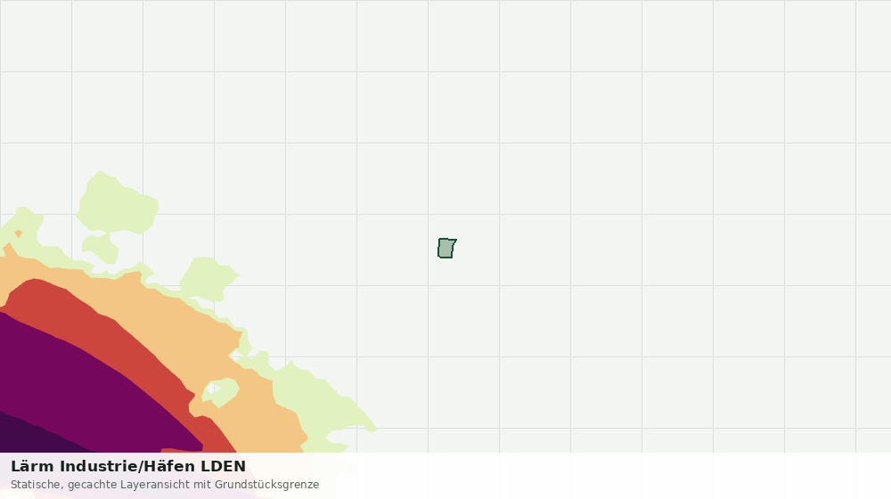 Statische Kartenansicht: Lärm Industrie/Häfen LDEN
