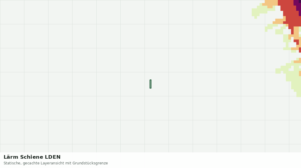 Statische Kartenansicht: Lärm Schiene LDEN