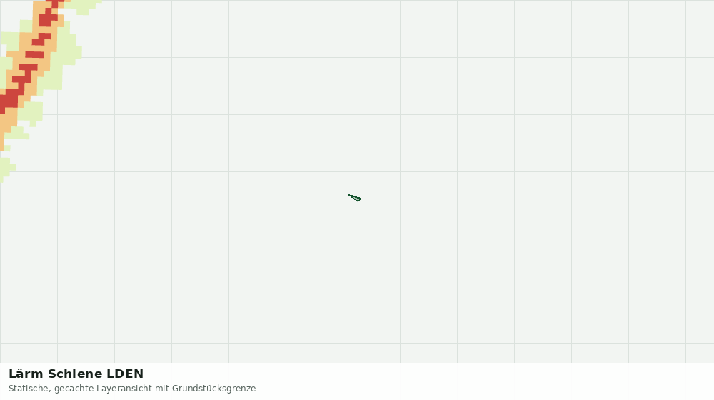 Statische Kartenansicht: Lärm Schiene LDEN
