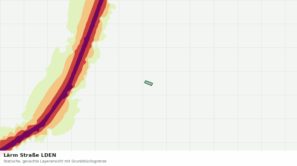 Statische Kartenansicht: Lärm Straße LDEN