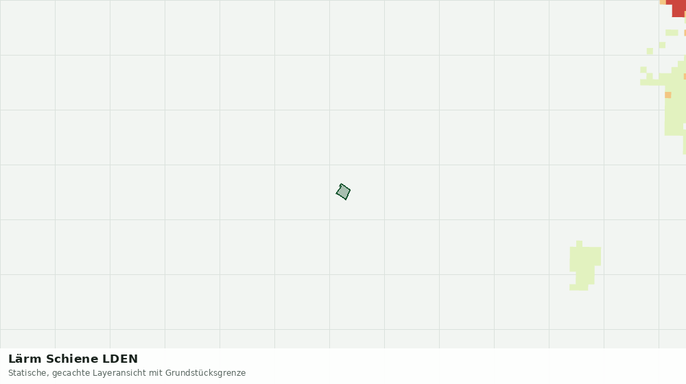 Statische Kartenansicht: Lärm Schiene LDEN