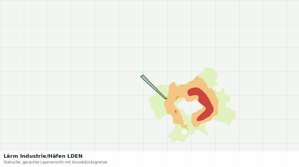 Statische Kartenansicht: Lärm Industrie/Häfen LDEN