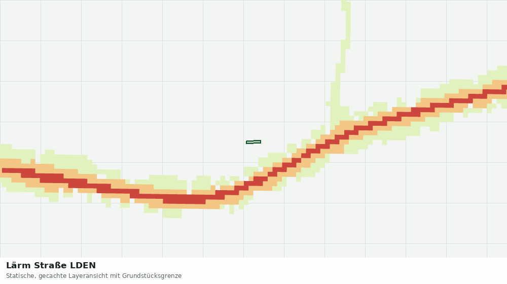 Statische Kartenansicht: Lärm Straße LDEN