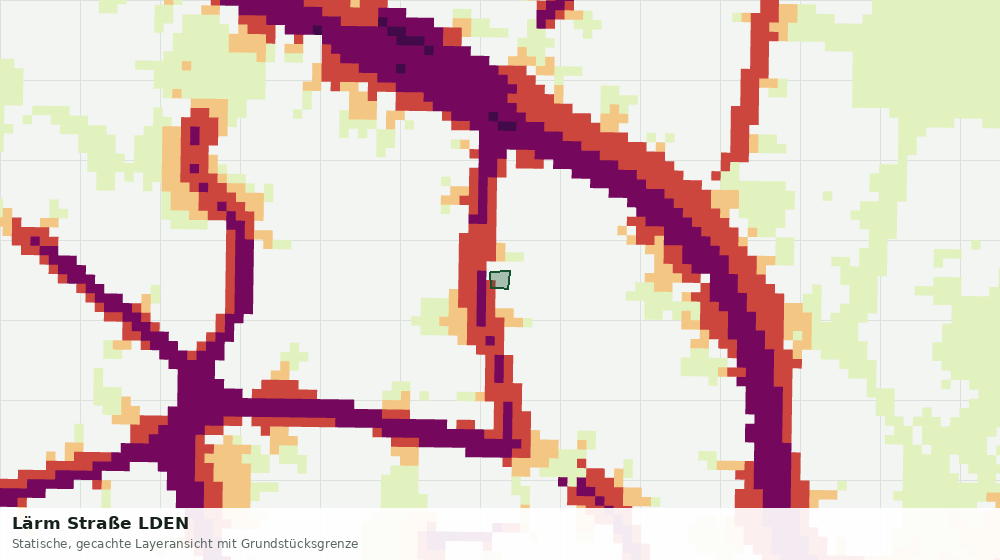 Statische Kartenansicht: Lärm Straße LDEN