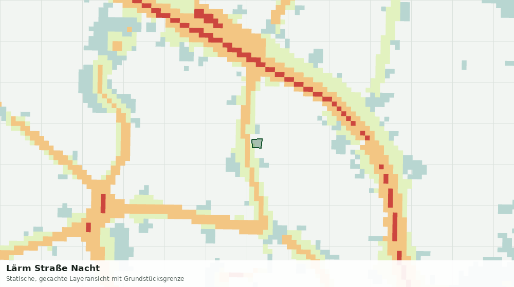 Statische Kartenansicht: Lärm Straße Nacht