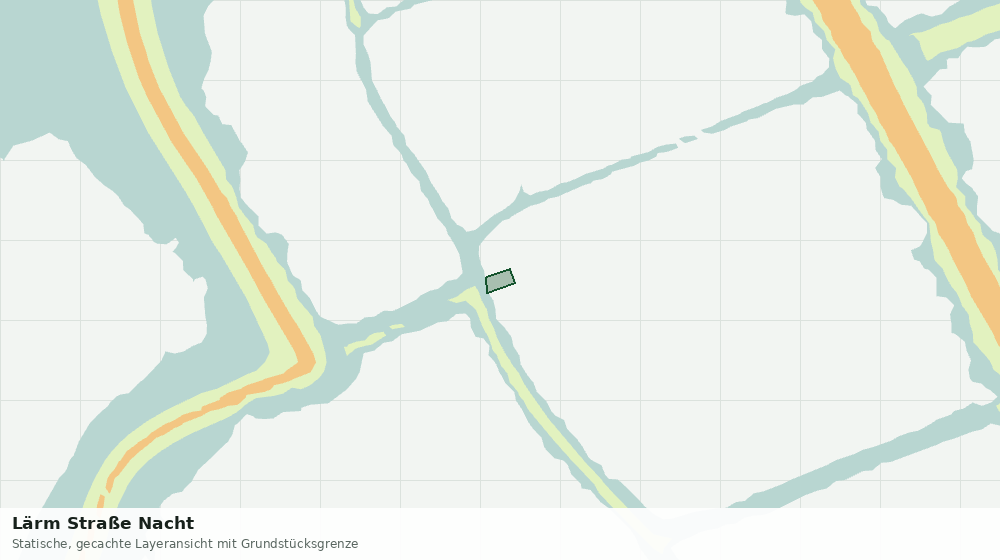 Statische Kartenansicht: Lärm Straße Nacht
