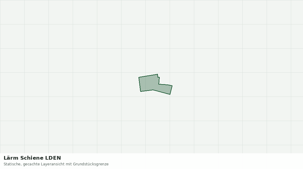 Statische Kartenansicht: Lärm Schiene LDEN