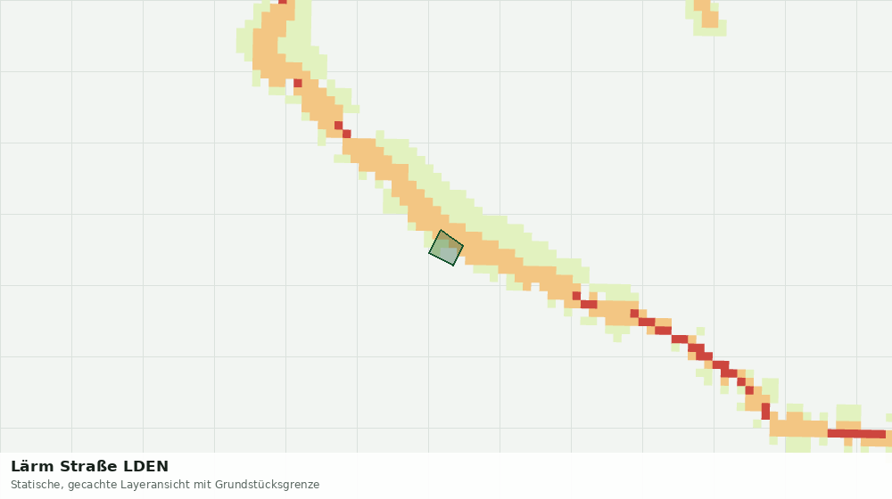 Statische Kartenansicht: Lärm Straße LDEN