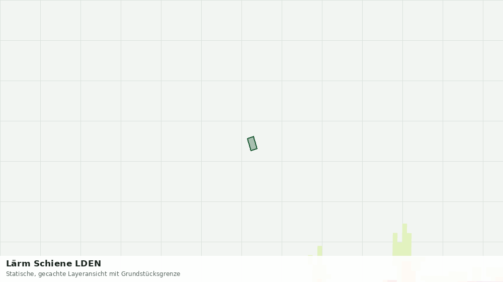 Statische Kartenansicht: Lärm Schiene LDEN