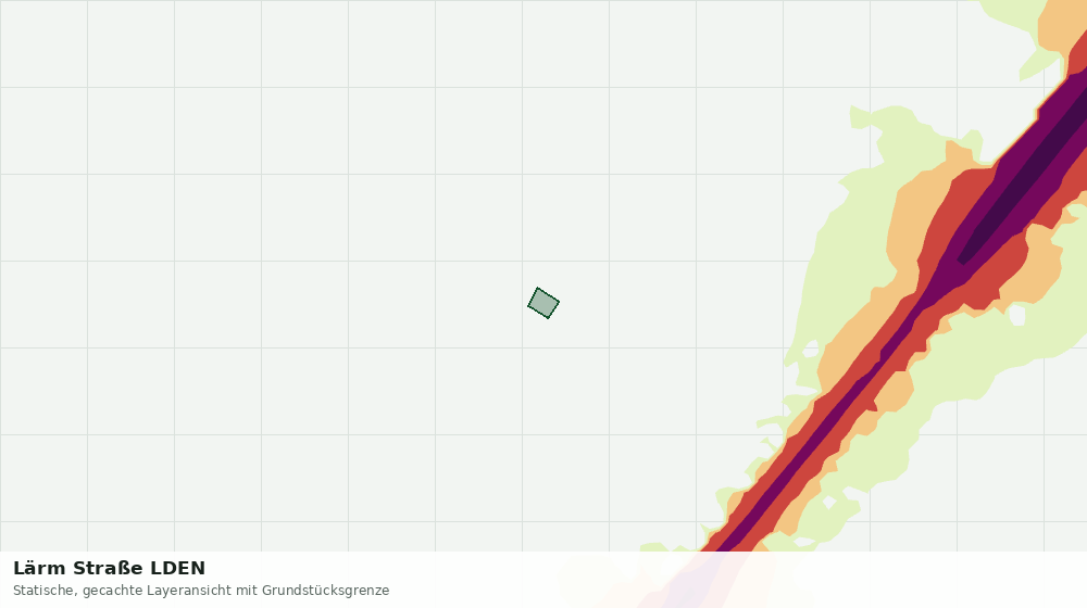 Statische Kartenansicht: Lärm Straße LDEN