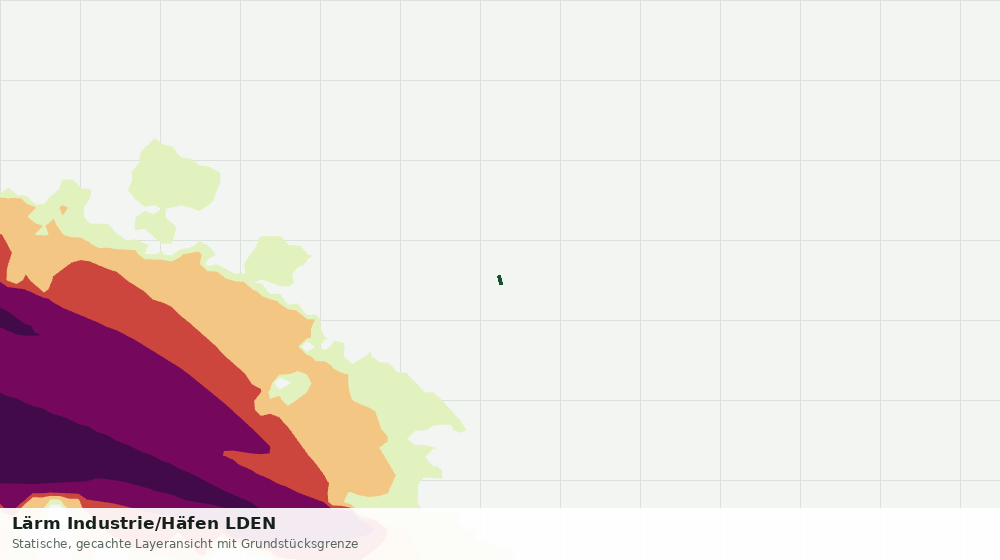 Statische Kartenansicht: Lärm Industrie/Häfen LDEN