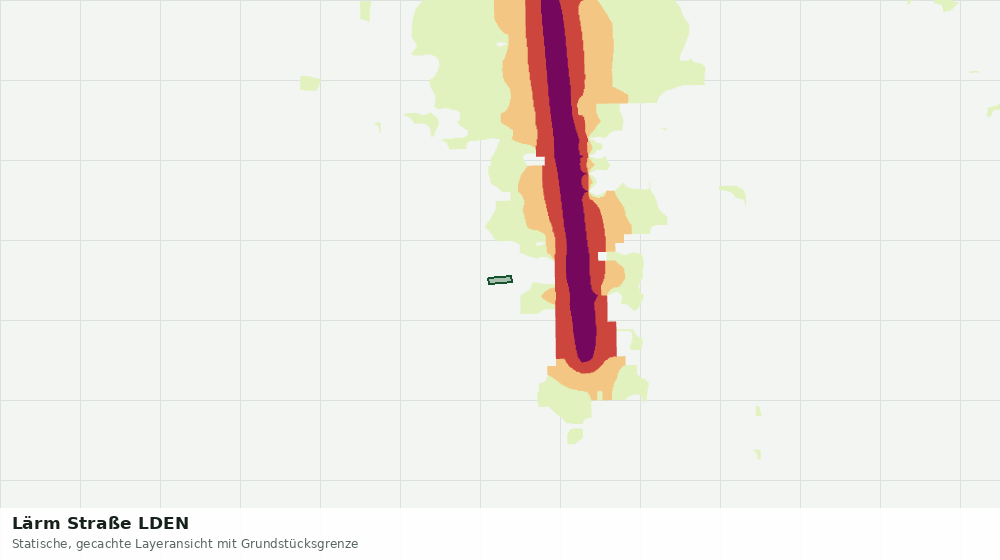 Statische Kartenansicht: Lärm Straße LDEN
