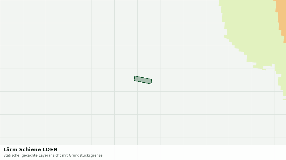 Statische Kartenansicht: Lärm Schiene LDEN