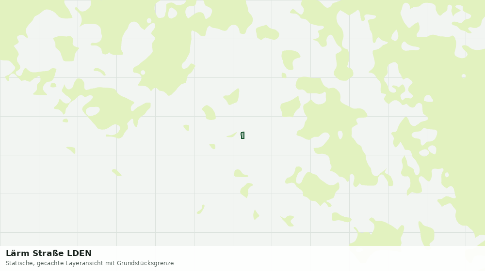 Statische Kartenansicht: Lärm Straße LDEN