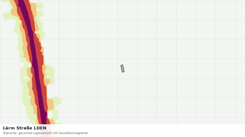 Statische Kartenansicht: Lärm Straße LDEN