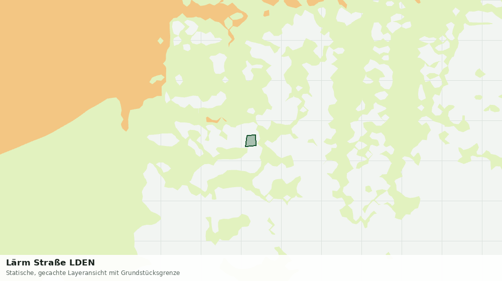 Statische Kartenansicht: Lärm Straße LDEN