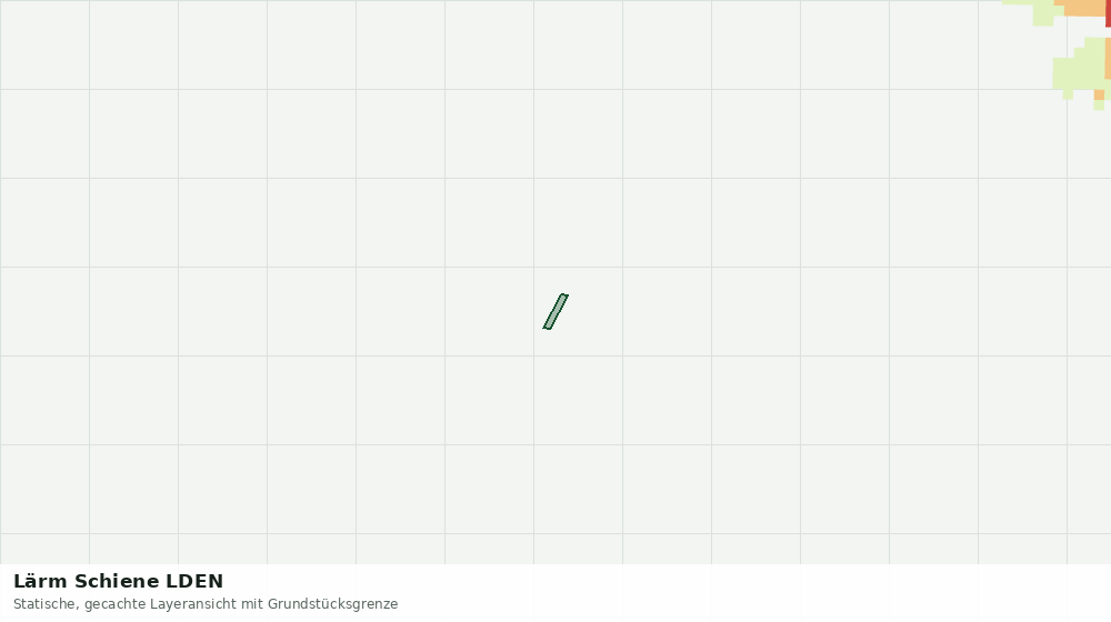Statische Kartenansicht: Lärm Schiene LDEN