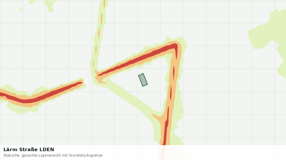 Statische Kartenansicht: Lärm Straße LDEN