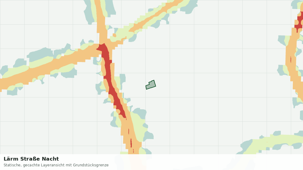 Statische Kartenansicht: Lärm Straße Nacht