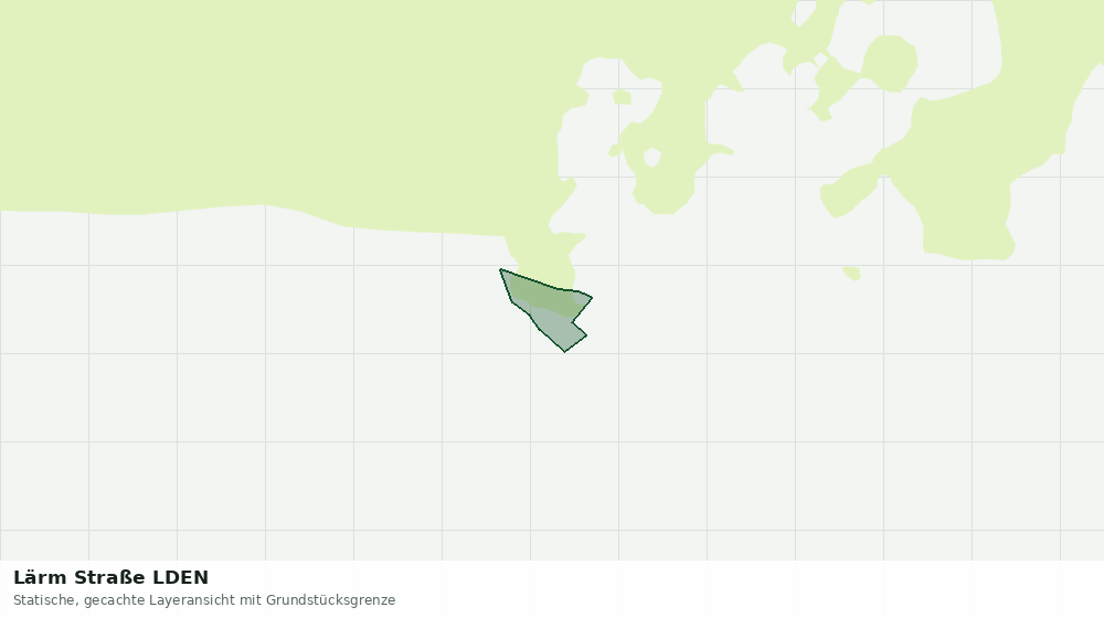 Statische Kartenansicht: Lärm Straße LDEN