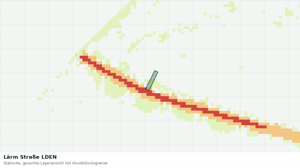 Statische Kartenansicht: Lärm Straße LDEN
