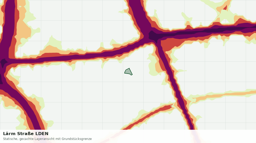 Statische Kartenansicht: Lärm Straße LDEN