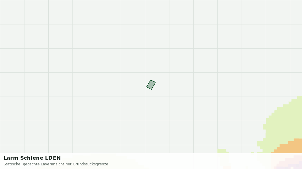 Statische Kartenansicht: Lärm Schiene LDEN