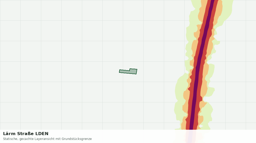 Statische Kartenansicht: Lärm Straße LDEN