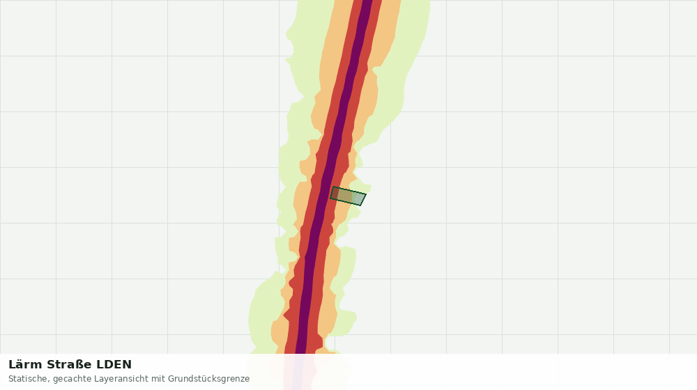 Statische Kartenansicht: Lärm Straße LDEN