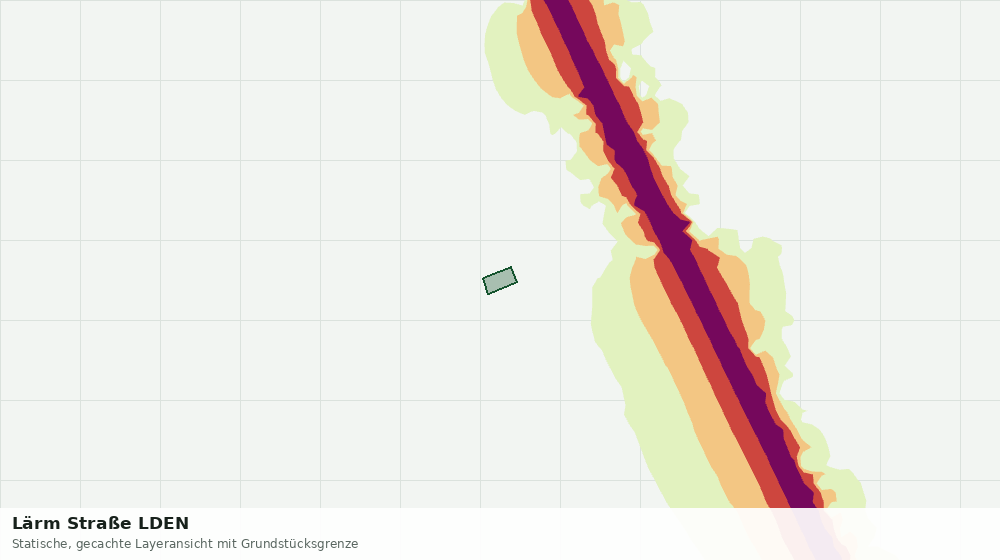 Statische Kartenansicht: Lärm Straße LDEN