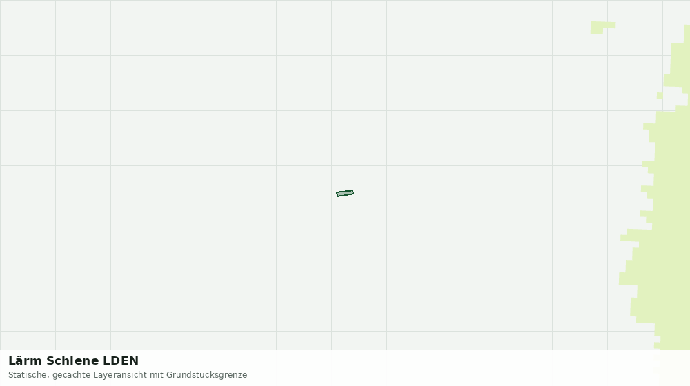 Statische Kartenansicht: Lärm Schiene LDEN