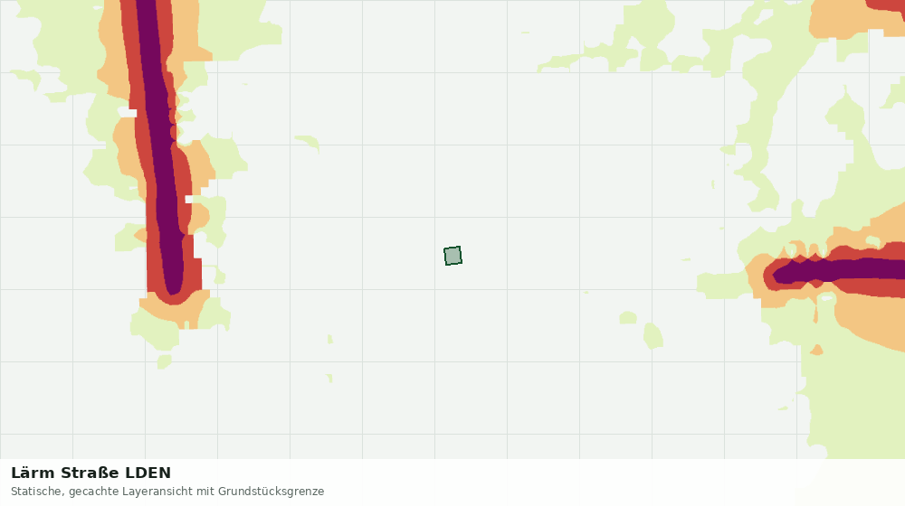 Statische Kartenansicht: Lärm Straße LDEN