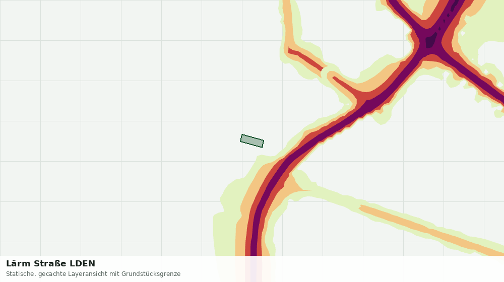 Statische Kartenansicht: Lärm Straße LDEN
