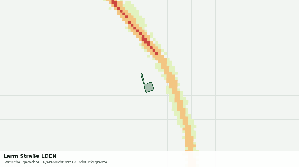 Statische Kartenansicht: Lärm Straße LDEN