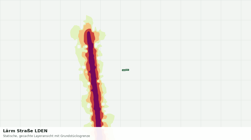 Statische Kartenansicht: Lärm Straße LDEN