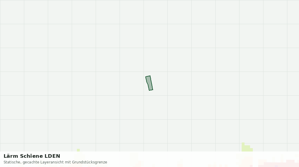 Statische Kartenansicht: Lärm Schiene LDEN