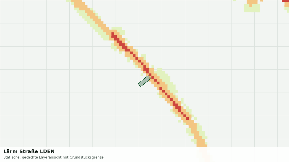 Statische Kartenansicht: Lärm Straße LDEN