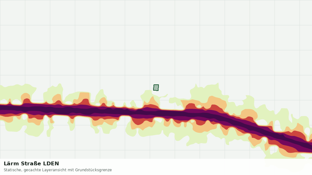 Statische Kartenansicht: Lärm Straße LDEN