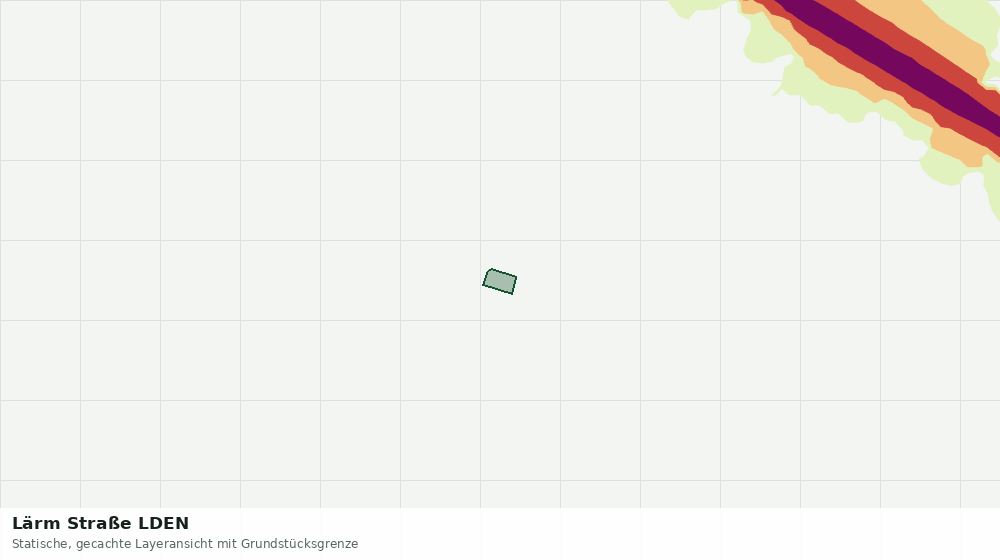 Statische Kartenansicht: Lärm Straße LDEN