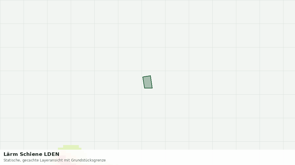 Statische Kartenansicht: Lärm Schiene LDEN