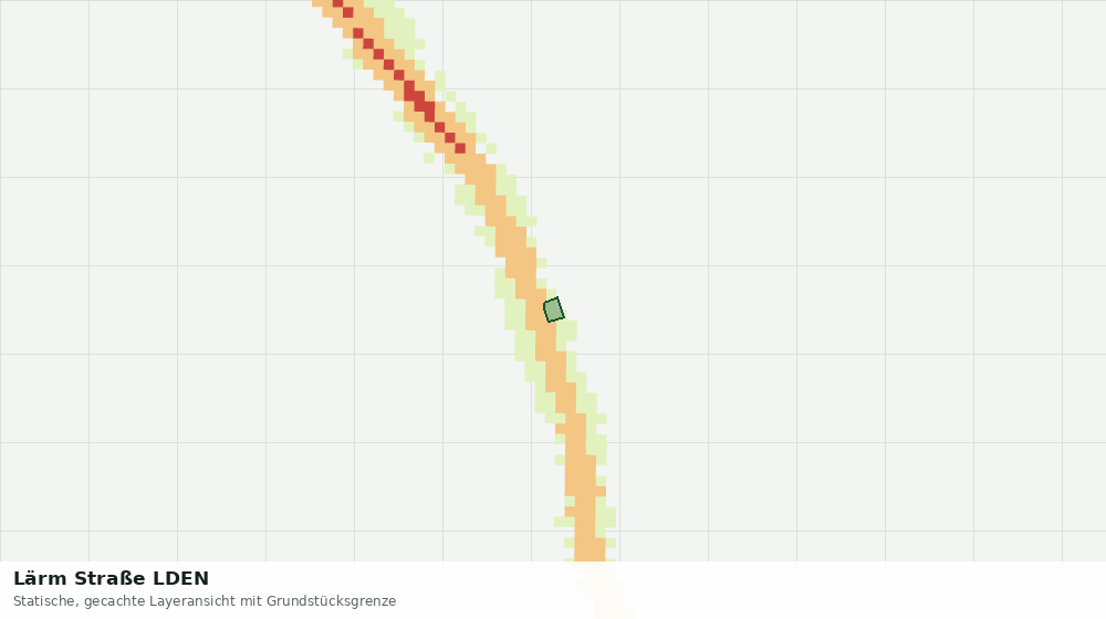 Statische Kartenansicht: Lärm Straße LDEN