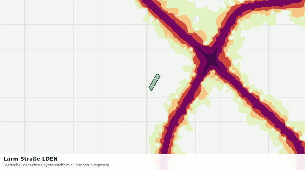 Statische Kartenansicht: Lärm Straße LDEN