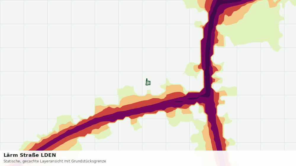 Statische Kartenansicht: Lärm Straße LDEN