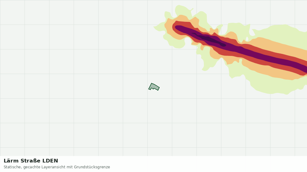 Statische Kartenansicht: Lärm Straße LDEN