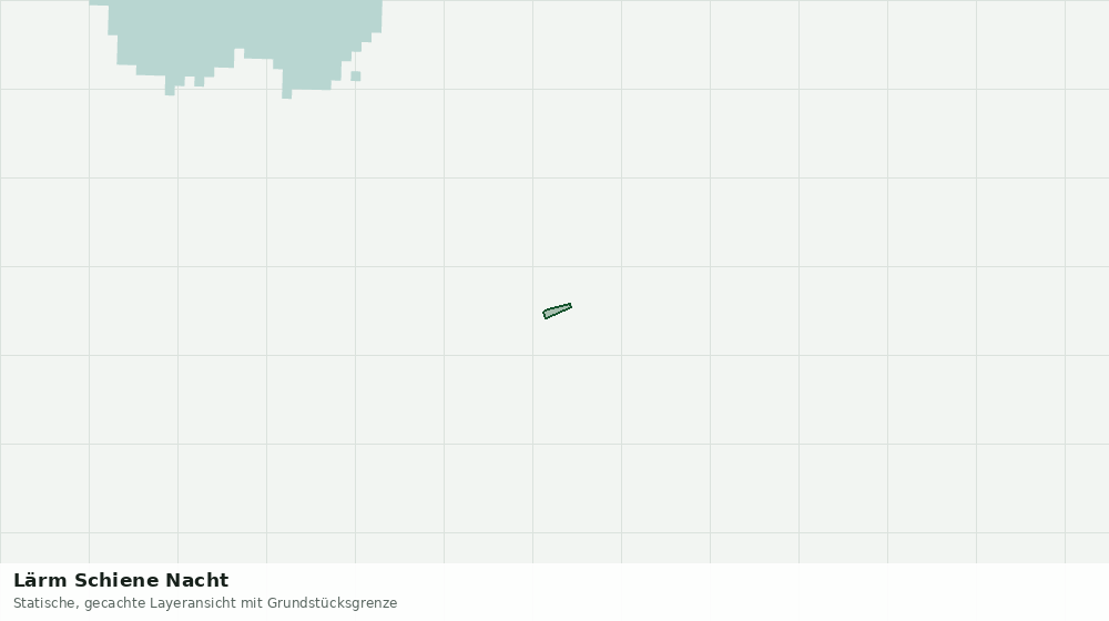 Statische Kartenansicht: Lärm Schiene Nacht