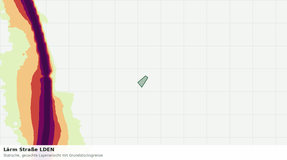 Statische Kartenansicht: Lärm Straße LDEN